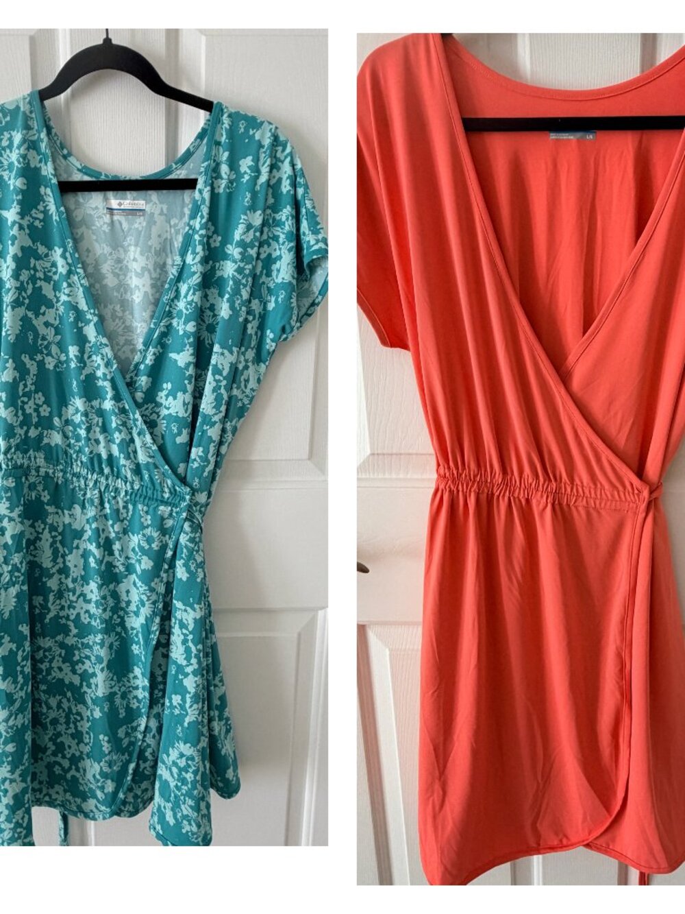 Two (2) Columbia Chill River Wrap Dresses